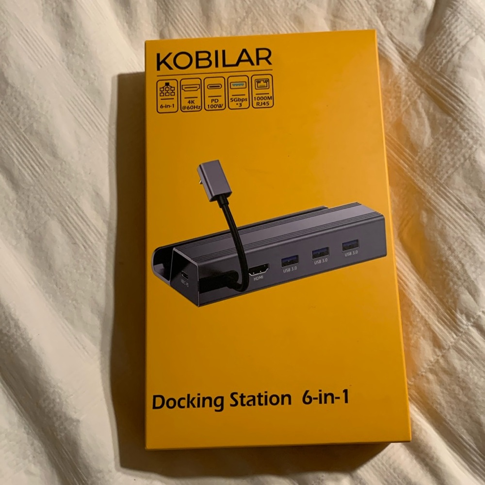 Kobilar Docking Station 6-in-1
Unopened package